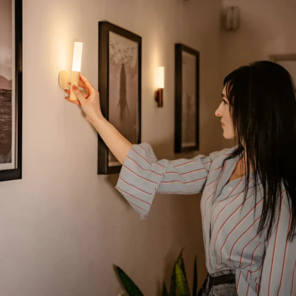 GlowBar™ Wooden Motion Sensor Night Light